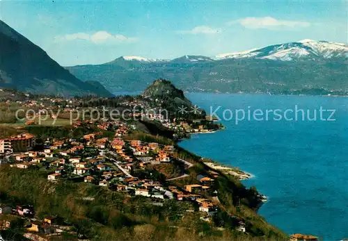 AK / Ansichtskarte Lago_Maggiore Villaggio Belmonte e panorama della Valtravaglia Lago Maggiore