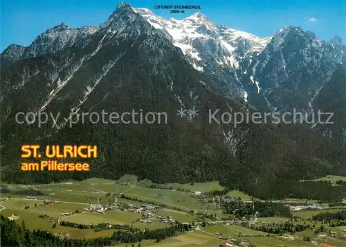 AK / Ansichtskarte St_Ulrich_Pillersee Fliegeraufnahme mit Loferer Steinberge St_Ulrich_Pillersee