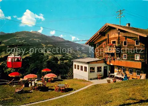 AK / Ansichtskarte Zell_Ziller_Tirol Grindl Alm Gasthof Enzian Sepp Seilbahn Zell_Ziller_Tirol