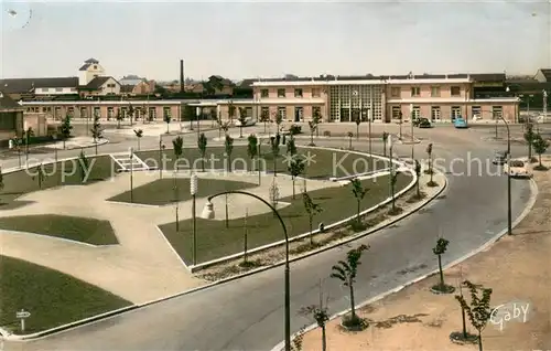 AK / Ansichtskarte Argentan La Gare et les Jardins Argentan