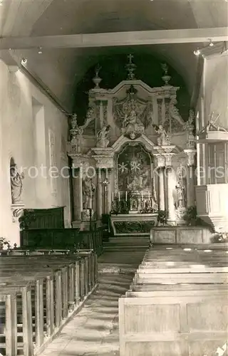 AK / Ansichtskarte Habloville Interieur de l Eglise Habloville