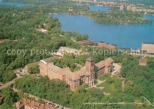 AK / Ansichtskarte Potsdam Fliegeraufnahme Landtag Brandenburg Potsdam