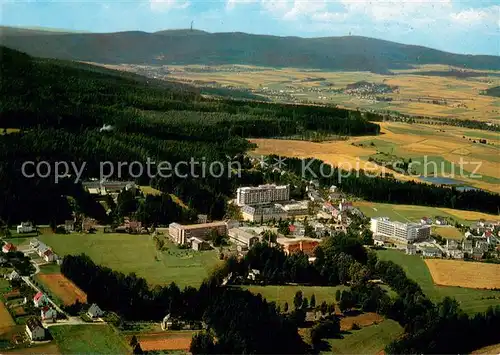 AK / Ansichtskarte Alexandersbad_Bad Fliegeraufnahme mit Ochsenkopf und Schneeberg Alexandersbad_Bad