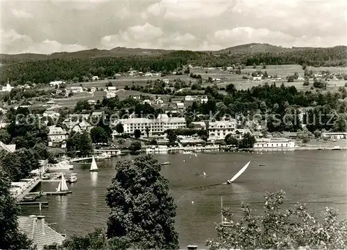 AK / Ansichtskarte Velden_Woerthersee Panorama Velden Woerthersee