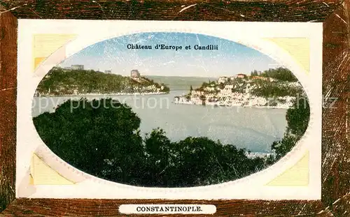 AK / Ansichtskarte Constantinople Chateau dEurope et Candilli Constantinople