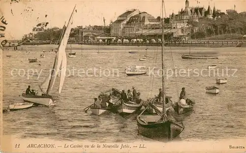 AK / Ansichtskarte Arcachon_33 Le Casino vu de la Nouvelle Jetee 