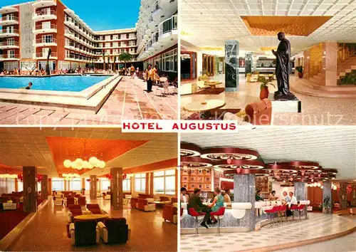 AK / Ansichtskarte Salou Hotel Augustus Pool Foyer Bar Salou