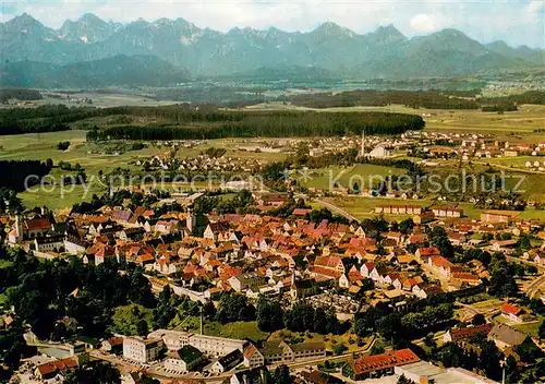 AK / Ansichtskarte Schongau_Bayern Fliegeraufnahme 