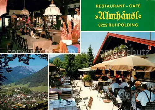 AK / Ansichtskarte Ruhpolding Restaurant Cafe Almhaeusl Ruhpolding