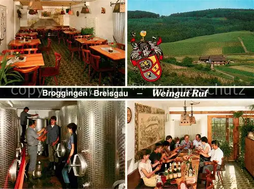 AK / Ansichtskarte Broggingen Herbolzheim Weingut Ruf Broggingen