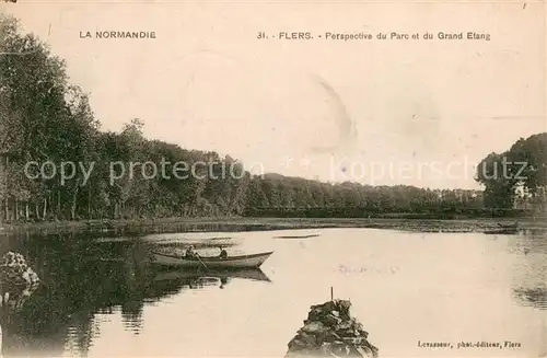 AK / Ansichtskarte Flers_Orne Parc du Grande Etang Flers_Orne