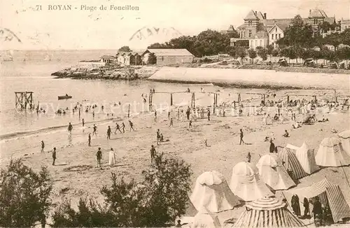 AK / Ansichtskarte Royan_17 Plage de Foncillon 