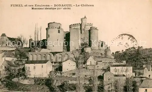 AK / Ansichtskarte Bonaguil Fumel et ses Environs Chateau 