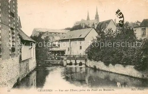AK / Ansichtskarte Chartres_28 Eure Pont du Massacre 