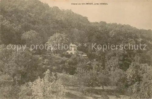 AK / Ansichtskarte Vesoul_Haute_Saone Chalet de Solborde Vesoul_Haute_Saone