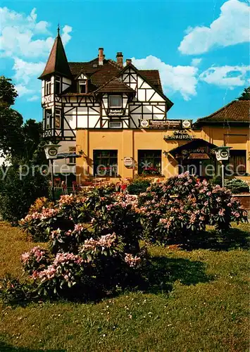 AK / Ansichtskarte Bad_Salzhausen Hotel Kurpension Quellenhof Rhododendron Bad_Salzhausen