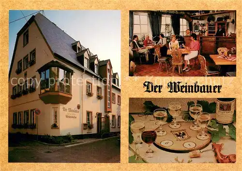 AK / Ansichtskarte Boppard_Rhein Weinstube Der Weinbauer Gaststube Boppard Rhein