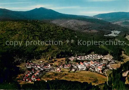 AK / Ansichtskarte Regenhuette_Bayerisch_Eisenstein am Fusse des Arber Bayerischer Wald Fliegeraufnahme Regenhuette_Bayerisch