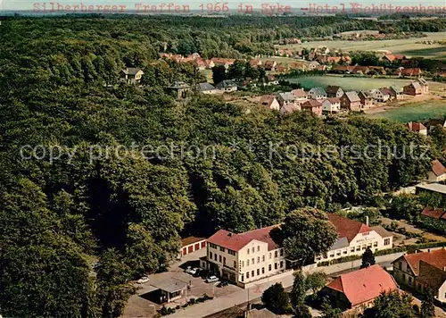 AK / Ansichtskarte Syke Hotel Schuetzenhaus Fliegeraufnahme Syke