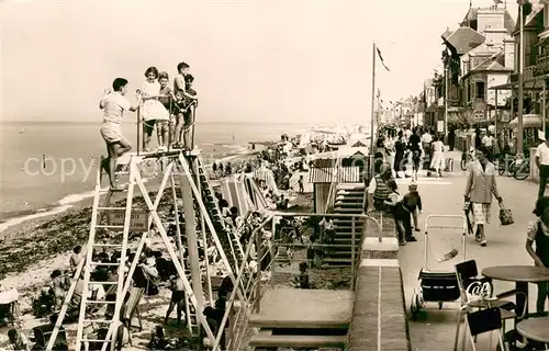 AK / Ansichtskarte St Aubin sur Mer_Calvados Jeux denfants sur la Plage 