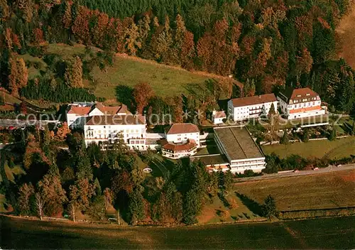 AK / Ansichtskarte Biberach_Riss Kneipp Sanatorium Jordanbad Fliegeraufnahme Biberach Riss