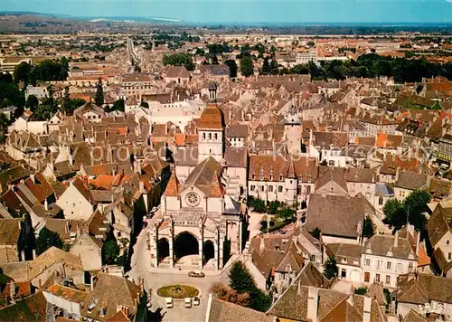 AK / Ansichtskarte Beaune_21 Vue aerienne La Collegiale Notre Dame 