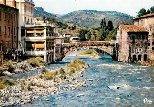 AK / Ansichtskarte Quillan Aude et le Pont Vieux Quillan