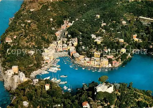 AK / Ansichtskarte Portofino_Liguria L insenatura vista dall  aereo Portofino Liguria