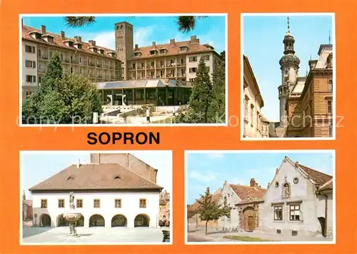 AK / Ansichtskarte Sopron_Oedenburg Motive Innenstadt 