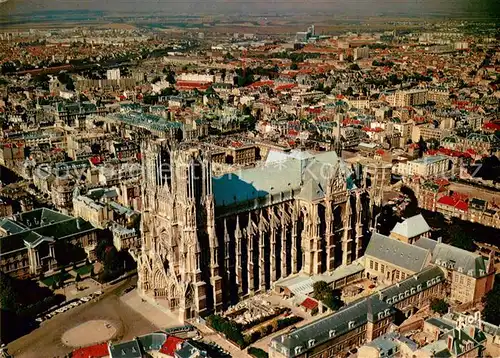 AK / Ansichtskarte Reims_51 La Cathedrale Vue aerienne 