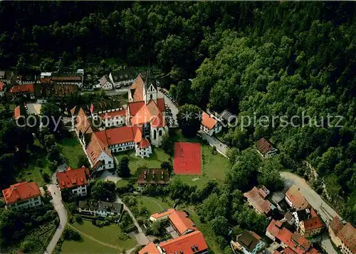 AK / Ansichtskarte Blaubeuren Klosteranlage Fliegeraufnahme Blaubeuren