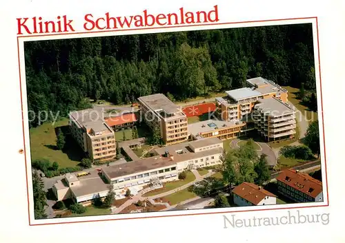 AK / Ansichtskarte Neutrauchburg Klinik Schwabenland Fliegeraufnahme Neutrauchburg