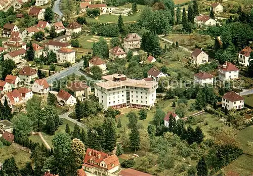 AK / Ansichtskarte Bad_Koenig_Odenwald Klinik Dr Wolf Odenwald Sanatorium Fliegeraufnahme Bad_Koenig_Odenwald