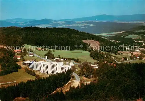 AK / Ansichtskarte Freyung Hotel Lusen Appartementhaus Dreisessel Restaurant Haus Rachel Fliegeraufnahme Freyung