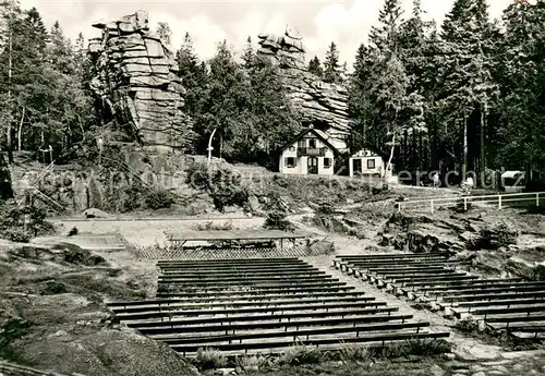 AK / Ansichtskarte Ehrenfriedersdorf_Erzgebirge Greifensteine Freilichtbuehne Ehrenfriedersdorf