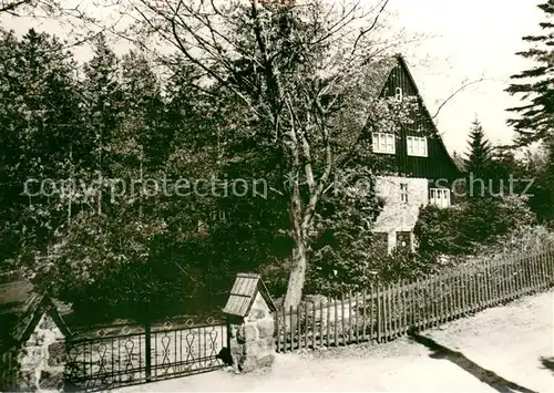 AK / Ansichtskarte Waldidylle Ferienheim des VEB Transformatoren  und Roentgenwerk Hermann Matern Dresden Waldidylle