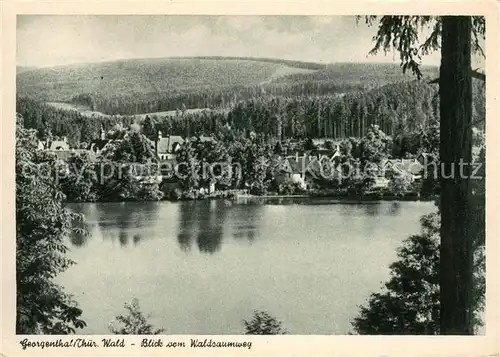 AK / Ansichtskarte Georgenthal_Gotha Panorama Blick vom Waldsaumweg Georgenthal Gotha