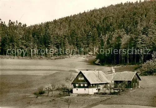 AK / Ansichtskarte Langenschiltach Wanderheim Lindenbueble des Schwarzwaldvereins St. Georgen im Schwarzwald Langenschiltach