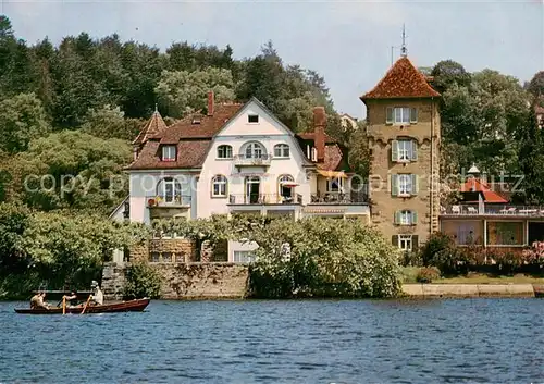 AK / Ansichtskarte ueberlingen_Bodensee Kneippkrankenhaus Seeburg Ansicht vom See aus ueberlingen Bodensee