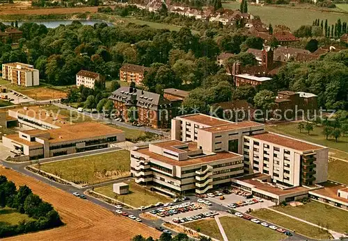 AK / Ansichtskarte Kaiserswerth Florence Nightingale Krankenhaus Fliegeraufnahme Kaiserswerth