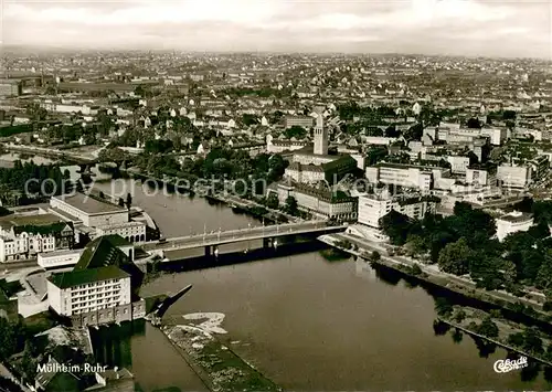 AK / Ansichtskarte Muelheim_Ruhr Fliegeraufnahme Muelheim Ruhr