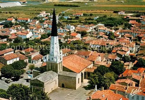 AK / Ansichtskarte Ars en Re Vue aerienne Eglise Saint Etienne Ars en Re