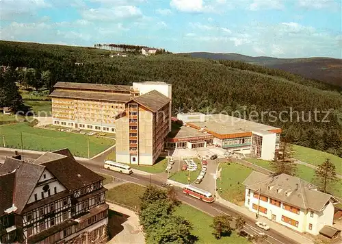 AK / Ansichtskarte Oberhof_Thueringen FDGB Erholungsheim Fritz Weineck Fliegeraufnahme Oberhof Thueringen