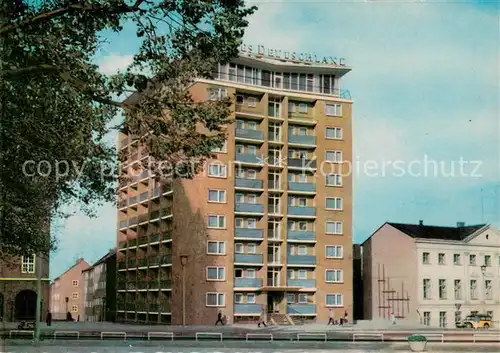 AK / Ansichtskarte Rostock Neues Deutschland Hochhaus 