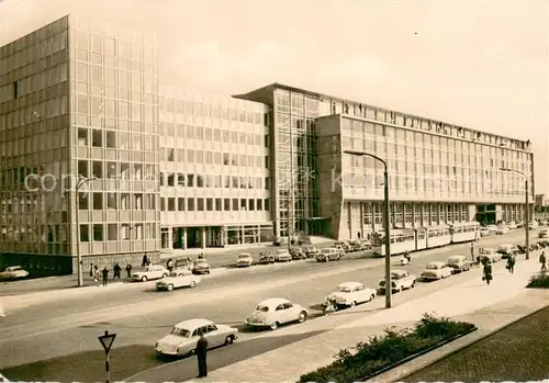 AK / Ansichtskarte Leipzig Hauptpostamt am Karl Marx Platz Messestadt Leipzig