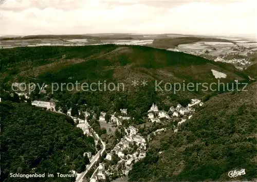 AK / Ansichtskarte Schlangenbad_Taunus Fliegeraufnahme Schlangenbad_Taunus