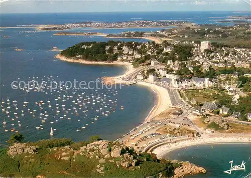 AK / Ansichtskarte Trebeurden Cote de granit rose vue aerienne Collection Couleurs de Bretagne Trebeurden