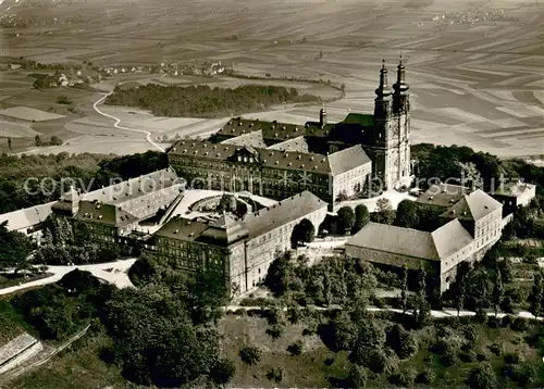 AK / Ansichtskarte Staffelstein Schloss Banz Fliegeraufnahme Staffelstein