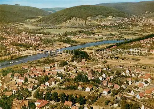 AK / Ansichtskarte Lohr_Main Fliegeraufnahme Lohr_Main