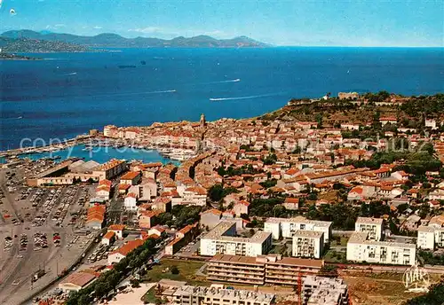 AK / Ansichtskarte Saint_Tropez_Var Cote d Azur vue aerienne Saint_Tropez_Var